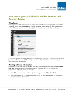 How to use geospatial PDFs in Adobe Acrobat and Acrobat Reader