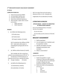 biology assignment