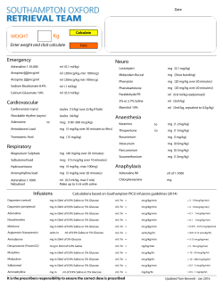 Open the drug calculator