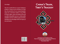 China`s Train, Tibet`s Tragedy - Central Tibetan Administration