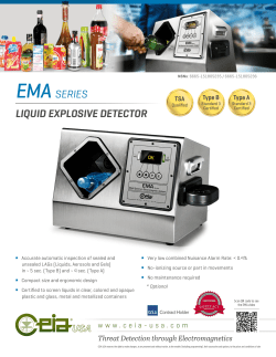 EMASERIES LIQUID EXPLOSIVE DETECTOR