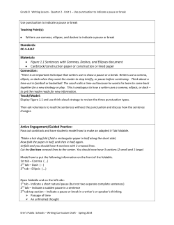 Figure 1.1 Sentences with Commas, Dashes, and Ellipses document