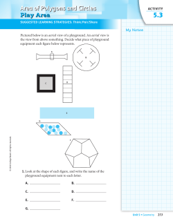 Area of Polygons and Circles Play Area