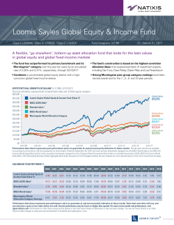 Performance Profile - Natixis Global Asset Management