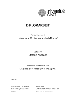 diplomarbeit - E-Theses