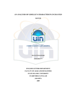 an analysis of giselle`s character in enchanted movie