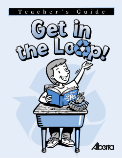 Get in the Loop: Teacher`s Guide