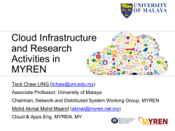 MYREN Application Services and Cloud