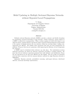 Belief Updating in Multiply Sectioned Bayesian Networks without