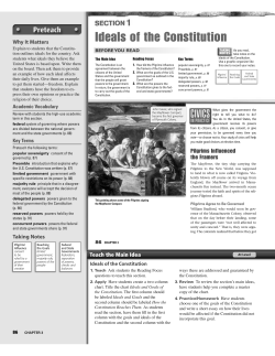 Ideals of the Constitution - Fulton Independent School