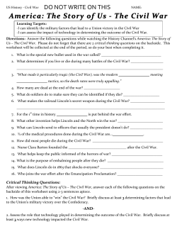 America: The Story of Us ‐ The Civil War