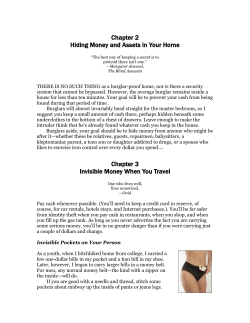 Chapter 2 Hiding Money and Assets in Your Home