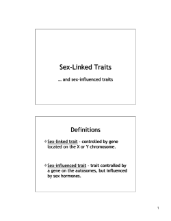 Sex-Linked Traits