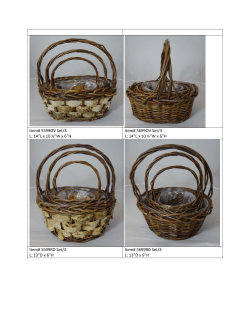 Item# 5599OV Set/3 L: 14&rdquo;L x 10 &frac12;&rdquo;W x 6&rdquo;H Item# 5699OV