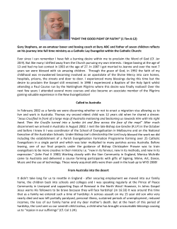 Gary Stephens, an ex-amateur boxer and boxing coach at Bury ABC