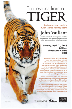 John Vaillant - Environment Yukon