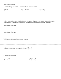 1 1. Express the given ratio as a fraction reduced to lowest terms: a