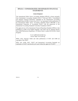 ipsas 6&mdash;consolidated and separate financial statements