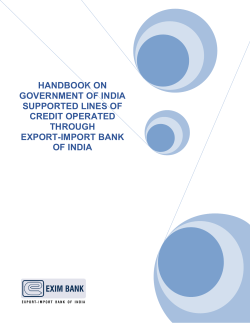 Handbook on Lines of Credit