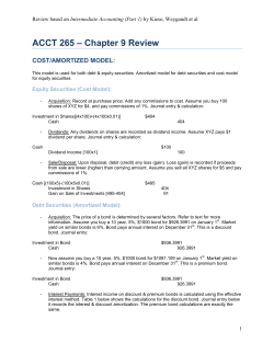 ACCT-265 Chapter 9 Review - Centennial College Libraries