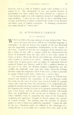 An Autonomous Ukraine.