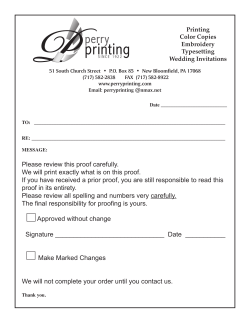 Please review this proof carefully. We will print