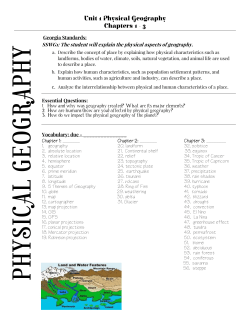 PH YSICAL GEO GRAPHY