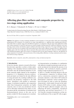 Affecting glass fibre surfaces and composite properties by two stage