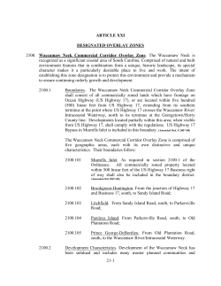 Designated Overlay Zones