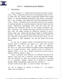 02. Radioactivity and It`s Properties