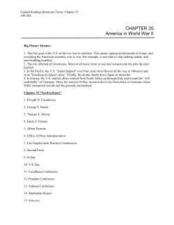 CHAPTER 35 America in World War II