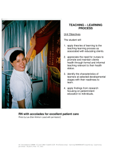 TEACHING - People Pages - University of Wisconsin