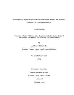 ii An Investigation of Environmental Factors that Affect the Behavior