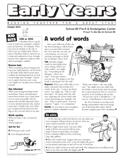 The Early Years - Oceanside School District