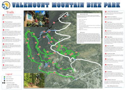 2017 Mountain Bike Park Map