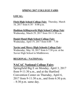 NACAC National College Fairs