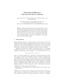 Measuring Indifference: Unit Interval Vertex Deletion - akt.tu