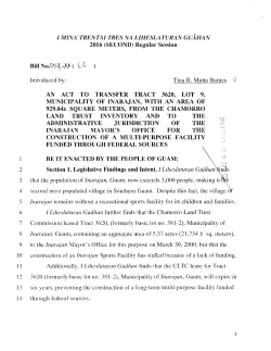 Bill No. 254-33 (LS)
