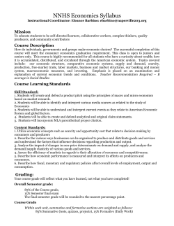Economics - Naperville Community Unit School District 203