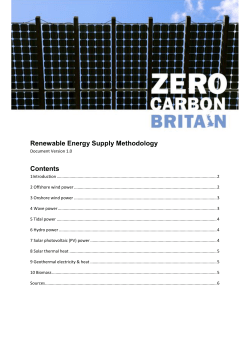- Zero Carbon Britain