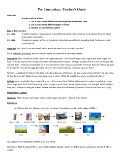 Pre Curriculum: Teacher`s Guide