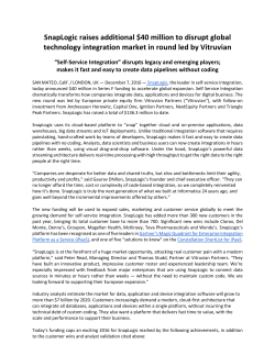 SnapLogic raises additional $40 million to