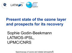 Present state of the ozone layer and prospects for its recovery