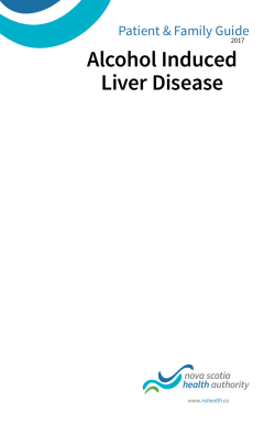 Alcohol Induced Liver Disease - Nova Scotia Health Authority