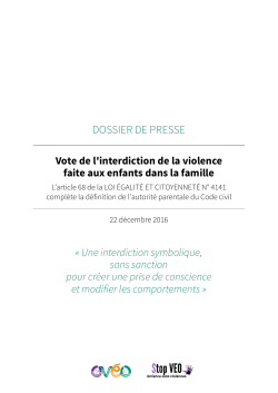 dossier de presse
