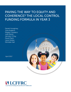 - Policy Analysis for California Education