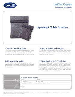 Cover Datasheet