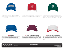Caps and Visors - Metro Sports NH