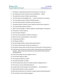 BIOL 2402 Unit and Final Exam Study Guides