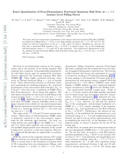 Exact Quantization of Even-Denominator Fractional Quantum Hall
